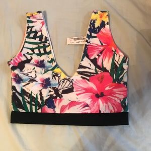 Brand New Floral Crop Top